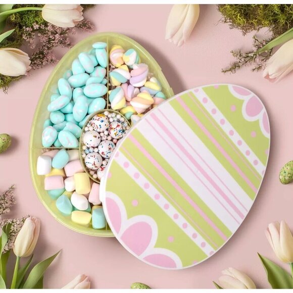 Cook With Color Easter Egg Snack Box Food Storage Container Green - Picture 2 of 11